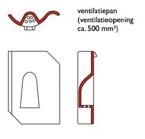 GIVERNY VENTILATIEPAN ANTRACIET MAT