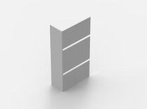 ROOFINGCLIP 100MM ARRET RAL9006