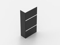 ROOFINGCLIP 100MM ARRET R9005
