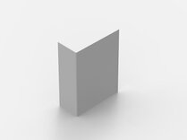 ROOFINGCLIP 70MM ARRET RAL9006