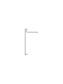 CLAERHOUT DAKRAND 150X60MM 3M RAL9005