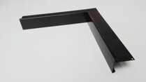 DAKRAND ALU CA6314 R9005 BINNENHOEK