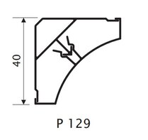 DC P129 MUURLIJST 40X40MM 03