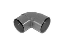 COUDE PVC D80MM 87GR BLANC
