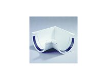 BINNENHOEK H/R PVC 120MM LICHTGRIJS