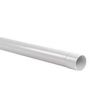 BUIS PVC D80MM 3M LICHTGRIJS
