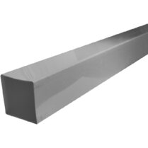 BUIS PVC VK 8X8CM 3M LICHTGRIJS