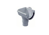 EINDUITLP LINKS H/R PVC 120MM LICHTGRIJS