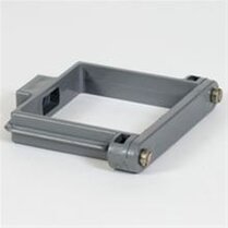 SUPPORT CARRE 100X100MM GRIS