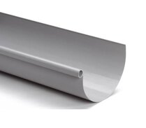 GOUTTIERE D/R PVC 120MM 4M GRIS CLAIR