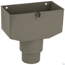 VERGAARBAK PVC 80/100 GRIJS