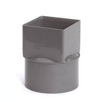 REDUCTION PVC 8X8CM-D110MM GRIS