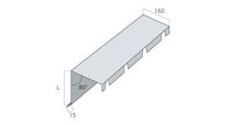 MUURNOK GETAND DONKERBRUIN 2.10M