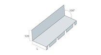 MUURNOK GETAND OPSTAAND DONKERBR 2.10M