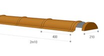 NOKPAN 2.1M ZWART