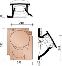 P993 KIT KOKERPAN D100MM NATROOD 600