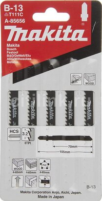 MAKITA A85656 ZAAGJESB13 HOUT- KUNSTSTOF