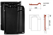 POSTEL 20 PAN DBL BLACK