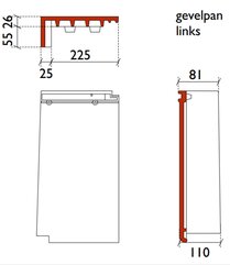 TUILE PLAT GEVELPAN LINKS DBL BLACK
