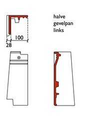 FONTENELLE 1/2GEVELPAN LINKS DBL BLACK
