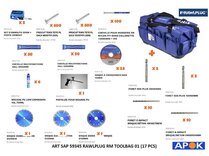 RAWLPLUG RM TOOLBAG 01 (17 PIECES)