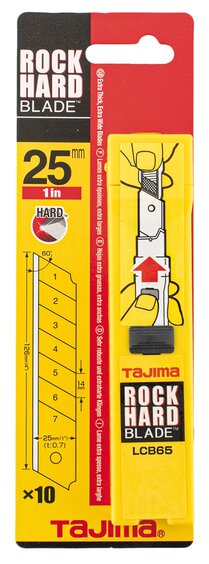 TAJIMA CUTTER 25MM IN VEILIGE DISPENSER