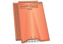 COTE FLEURIE VENTILATIEPAN ROOD GEVLAMD