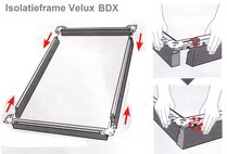 VELUX BDX SK06 2000 114X118 ISOL KAD+BFX
