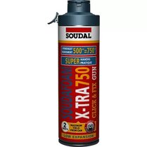 SOUDAL SOUDAFOAM 500ML=750ML VOOR GUN