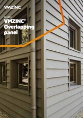 VMZINC overlapping panel