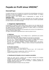 Descriptif type Profil sinus