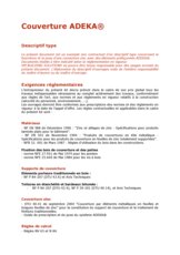 Descriptif ADEKA en toiture