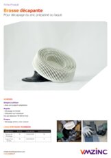 Fiche produit - Brosse décapante