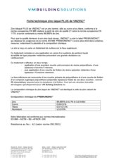 Fiche technique zinc laqué PLUS de VMZINC