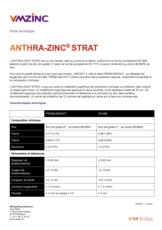 Fiche technique ANTHRA-ZINC STRAT
