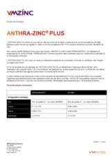 Fiche technique ANTHRA-ZINC PLUS