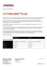 Technische fiche ANTHRA-ZINC PLUS
