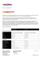Technische fiche PIGMENTO