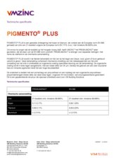 Technische fiche PIGMENTO PLUS