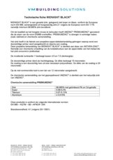 Technische fiche MIDNIGHT BLACK