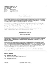 Specifications - Composite