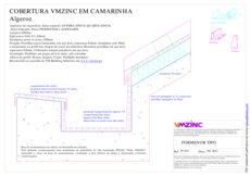 Cobertura - Camarhina - Algeroz e murete