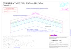 Cobertura - Junta agrafada - Cumeeira