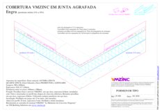Cobertura - Junta agrafada - Engra com sobreposio