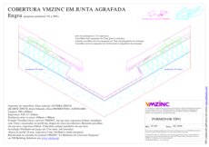 Cobertura - Junta agrafada - Engra com degrau