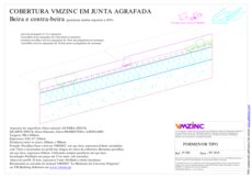 Cobertura - Junta Agrafada - Beira e contra-beira