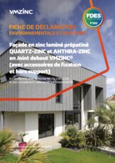 FDES - Facade - Joint debout - Prépatiné