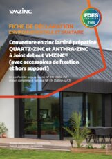 FDES - Couverture - Joint debout - Prépatiné