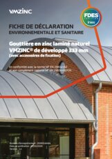 FDES - Gouttière demi-ronde - Naturel