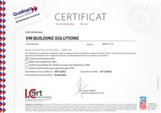 Certificat de qualité QUALIOPI
